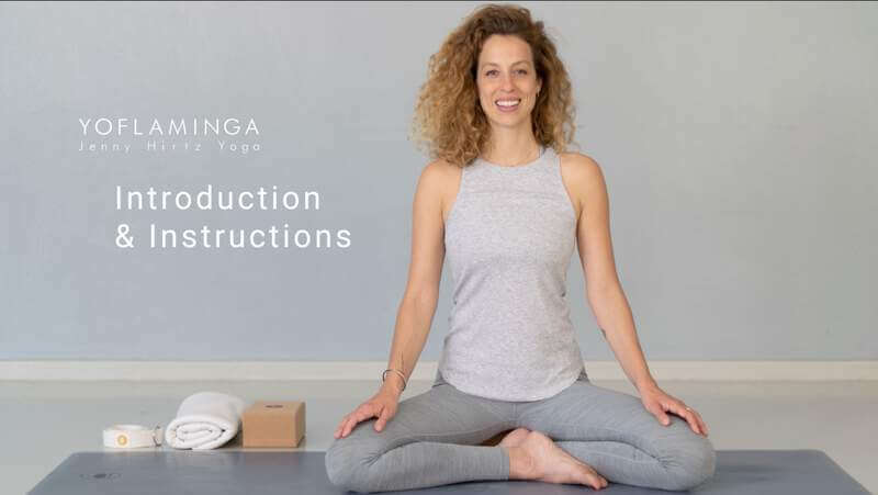 Instructions for Yoga Online Course Yoflaminga